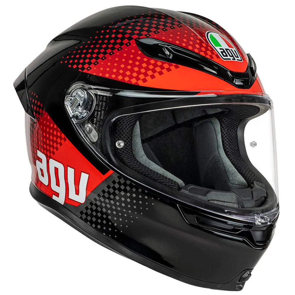 agv k6 red visor Flash Helmet Black/Gray/Red / Small so you can see every turn ahead VISIERA AGV (visor) IRIDIUM RED,